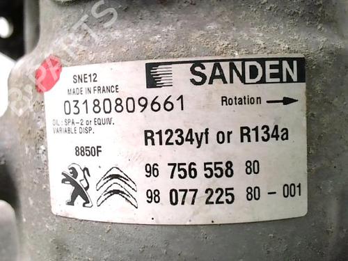 AC compressor PEUGEOT 208 I (CA_, CC_) 1.6 HDi / BlueHDi 75 | BP20873741M34