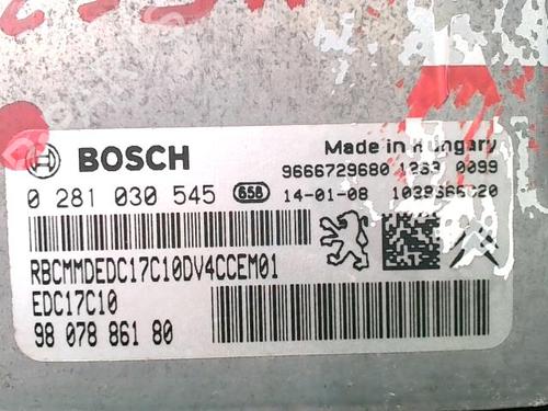 Electronic module PEUGEOT 208 I (CA_, CC_) 1.4 HDi | BP29272216M83 