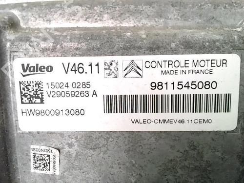 Used Electronic module PEUGEOT 208 I (CA_, CC_) 1.2 VTI 82 (82 hp) 22091098