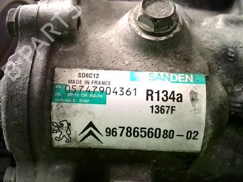 Used AC compressor AC compressor PEUGEOT 208 I (CA_, CC_) 1.6 HDi (92 hp) 20873602 20873602