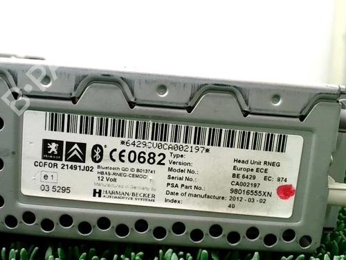 Radio PEUGEOT 308 I (4A_, 4C_) 2.0 HDi | BP22092733E6 