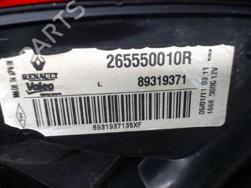 Left taillight RENAULT MEGANE III Grandtour (KZ0/1) 1.5 dCi (KZ09, KZ0D, KZ1G, KZ29, KZ14, KZ1W, KZ10, KZ1F,... | BP20874600C34 