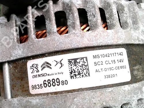 Alternator CITROËN C3 III (SX) 1.5 BlueHDi 100 (SXYHYP, SXYHTU) | BP29371931M7 