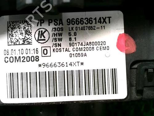 Steering column stalk PEUGEOT 3008 I MPV (0U_) 1.6 HDi | BP29304199I23 