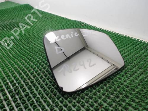 Used Right mirror glass RENAULT SCÉNIC III (JZ0/1_) 1.5 dCi (110 hp) 22077636