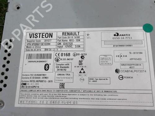 Radio RENAULT TRAFIC III Bus (JG_) 1.6 dCi 125 (JGMH) | BP26570570E6 - Image 3