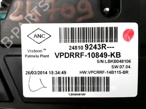 Used Instrument cluster Instrument cluster RENAULT CAPTUR I (J5_, H5_) 0.9 TCe 90 (90 hp) 22092072 22092072