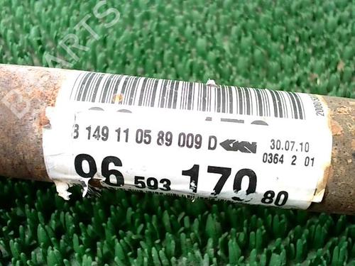 Right front driveshaft PEUGEOT 207 (WA_, WC_) 1.4 HDi | BP29269631M39