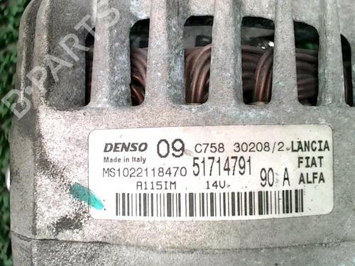 Used Alternator Alternator ALFA ROMEO MITO (955_) 1.4 (955AXB1B) (78 hp) 27888906 27888906