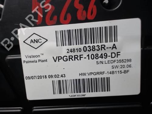 Instrument cluster RENAULT CLIO IV (BH_) 1.5 dCi 90 | BP22086680C47 