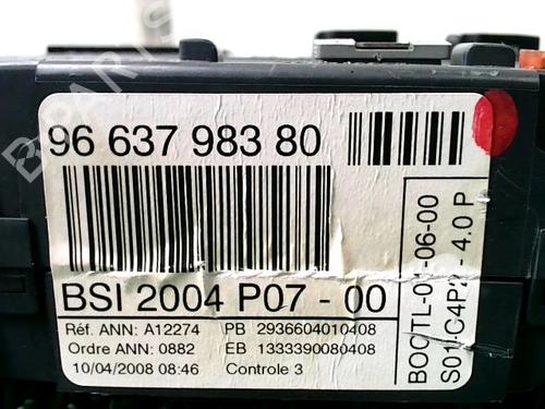 Electronic module PEUGEOT 207 CC (WD_) 1.6 16V | BP25872475M83 
