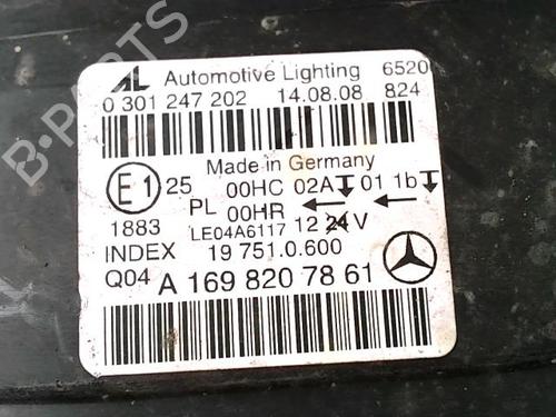 Right headlight MERCEDES-BENZ B-CLASS Sports Tourer (W245) B 200 CDI (245.208) | BP20875933C29 