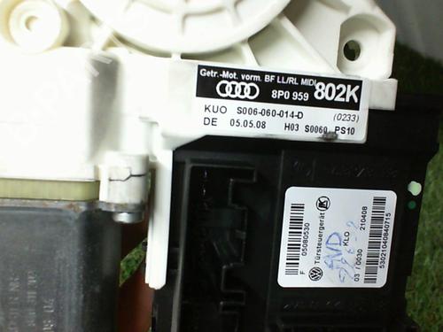 Right front window motor AUDI A3 Sportback (8PA) 2.0 TDI | BP21856243E20 