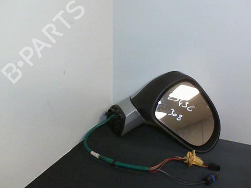 Right mirror PEUGEOT 308 I (4A_, 4C_) 1.6 HDi | BP21856484C27 