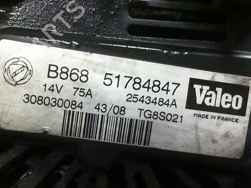 Used Alternator Alternator FIAT DOBLO Box Body/MPV (223_) 1.3 D Multijet (75 hp) 22709609 22709609