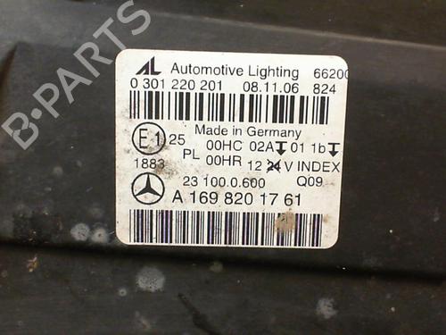 Left headlight MERCEDES-BENZ B-CLASS Sports Tourer (W245) B 180 CDI (245.207) | BP21856660C28 