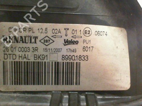 Used Right headlight RENAULT LAGUNA III (BT0/1) 1.5 dCi (BT00, BT0A, BT0T, BT1J) (110 hp) 21217943