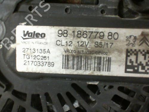 Alternator PEUGEOT 2008 I (CU_) 1.2 THP 110 / PureTech 110 | BP22596813M7 