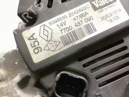 Alternator RENAULT CLIO II (BB_, CB_) 1.2 16V (BB05, BB0W, BB11, BB27, BB2T, BB2U, BB2V, CB05,... | BP21685480M7