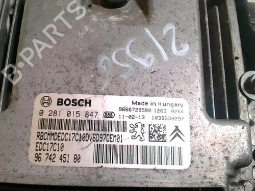 Engine control unit (ECU) CITROËN C3 Picasso (SH_) 1.6 HDI 90 | BP21856998M57 - Image 3