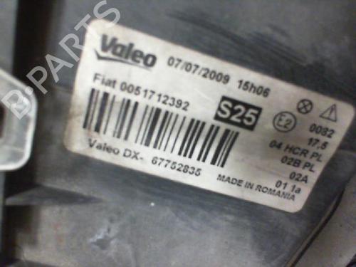 Right headlight FIAT PUNTO (188_) 1.2 60 (188.030, .050, .130, .150, .230, .250) | BP29738477C29 