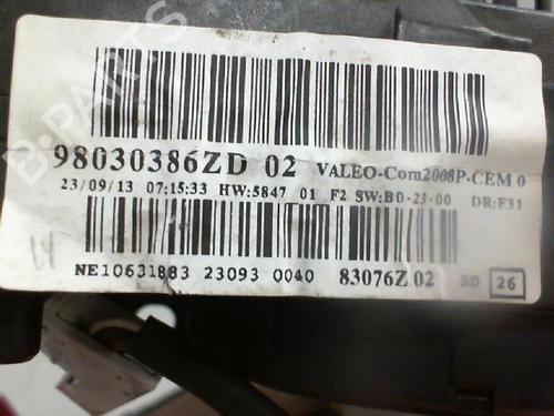 Steering column stalk PEUGEOT 208 I (CA_, CC_) 1.2 VTI 82 | BP20879661I23 