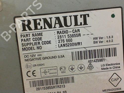 Used Radio Radio DACIA DUSTER (HS_) 1.5 dCi (109 hp) 26577443 26577443