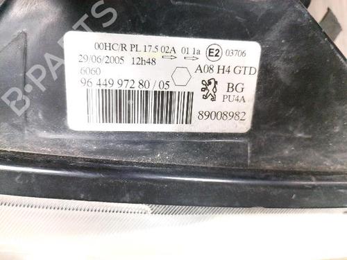 Left headlight PEUGEOT 1007 (KM_) 1.4 HDi | BP20879637C28
