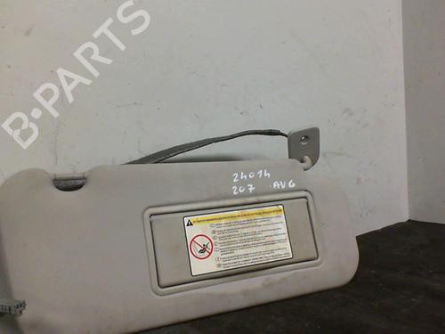 Used Right sun visor Right sun visor PEUGEOT 207 (WA_, WC_) 1.6 HDi (109 hp) 21857225 21857225