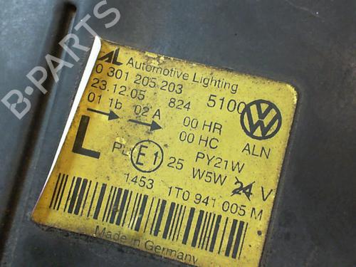 Used Left headlight Left headlight VW TOURAN (1T1, 1T2) 1.9 TDI (105 hp) 21857367 21857367