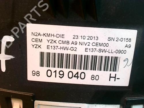 Instrument cluster PEUGEOT 208 I (CA_, CC_) 1.4 HDi | BP21857007C47 