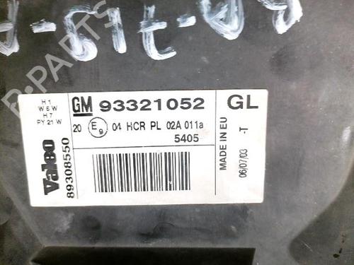 Used Left headlight Left headlight OPEL MERIVA A MPV (X03) 1.7 DTI (E75) (75 hp) 21851798 21851798
