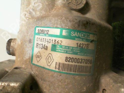 Used AC compressor AC compressor RENAULT TWINGO I (C06_) 1.2 16V (C06C, C06D, C06K) (75 hp) 27266520 27266520