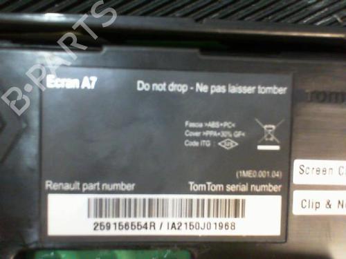Display monitor RENAULT MEGANE III Hatchback (BZ0/1_, B3_) 1.5 dCi (BZ09, BZ0D, BZ1W, BZ29, BZ14) | BP27304518C48 