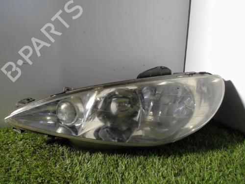 Used Left headlight PEUGEOT 206 Hatchback (2A/C) 1.9 D (69 hp) 21853569