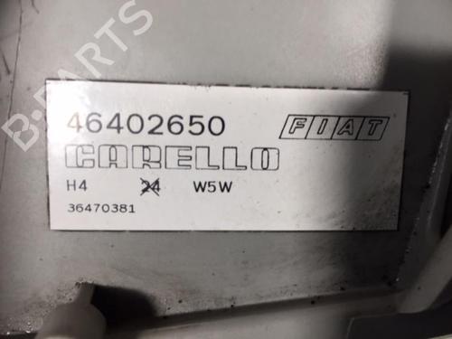 Left headlight FIAT PUNTO (176_) 55 1.1 | BP21850794C28 