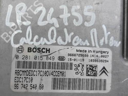 Engine control unit (ECU) CITROËN C3 II (SC_) 1.4 HDi 70 (SC8HZC, SC8HR0, SC8HP4) | BP39420741M57 - Image 3
