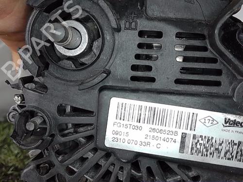 Alternator RENAULT MEGANE III Hatchback (BZ0/1_, B3_) 1.6 dCi (BZ00, BZ12, BZ13) | BP28061475M7 