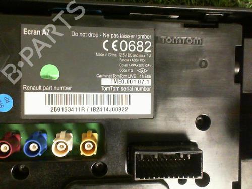 Used Display monitor Display monitor RENAULT MEGANE III Hatchback (BZ0/1_, B3_) 1.5 dCi (BZ09, BZ0D, BZ1W, BZ29, BZ14) (110 hp) 27325283 27325283