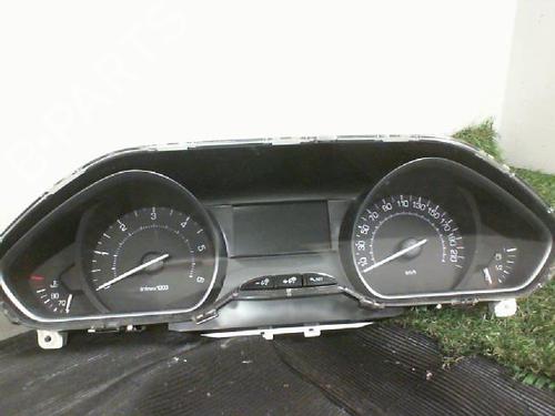 Used Instrument cluster PEUGEOT 208 I (CA_, CC_) 1.6 HDi / BlueHDi 75 (75 hp) 28673179