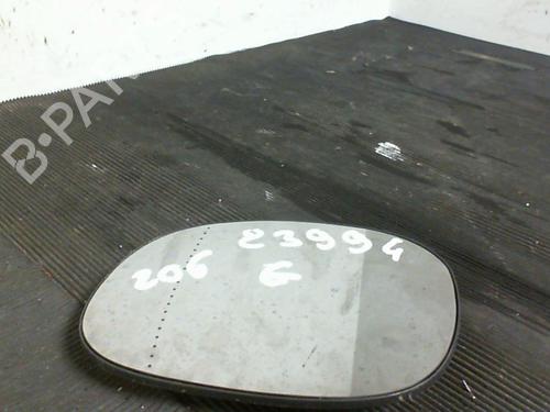 Used Left mirror glass PEUGEOT 206 Hatchback (2A/C) 1.9 D (69 hp) 21857321