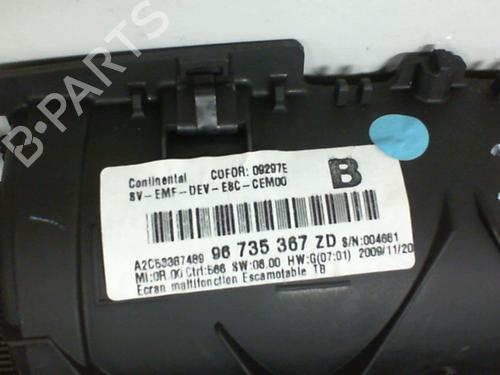 Display monitor PEUGEOT 5008 (0U_, 0E_) 1.6 HDi | BP20878314C48 