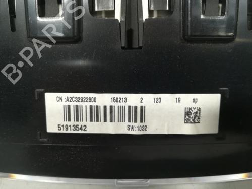 Used Instrument cluster FIAT 500L (351_, 352_) 1.6 D Multijet (199LYD1B) (105 hp) 20879960