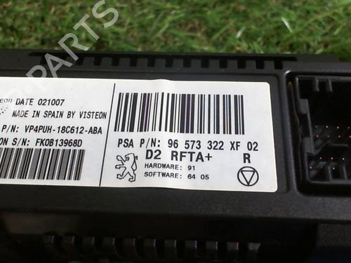 Used Climate control PEUGEOT 407 (6D_) 2.0 HDi 135 (6DRHRH, 6DRHRE, 6DRHRG, 6DRHRJ) (136 hp) 21855123