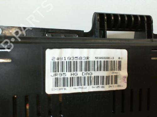 Instrument cluster RENAULT SCÉNIC III (JZ0/1_) 1.5 dCi | BP30396172C47