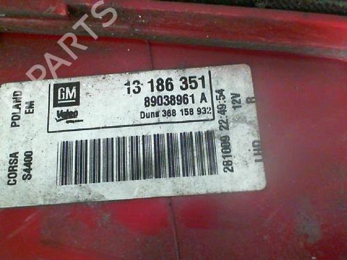 Right taillight OPEL CORSA D (S07) 1.3 CDTI (L08, L68) | BP20879655C35 