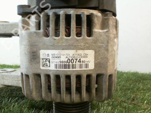 Alternator PEUGEOT 208 I (CA_, CC_) 1.2 VTI 82 | BP27327863M7 