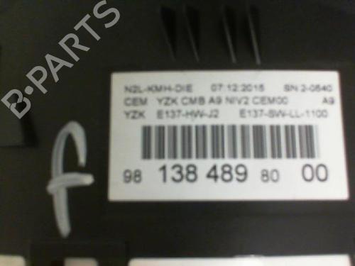 Instrument cluster PEUGEOT 208 I (CA_, CC_) 1.6 HDi / BlueHDi 75 | BP28673179C47 