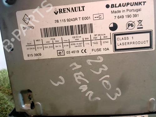 Bilradio RENAULT MEGANE III Hatchback (BZ0/1_, B3_) 1.5 dCi (106 hp) 21857004