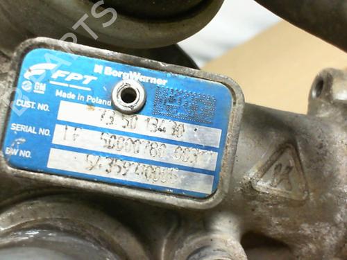 Turbocharger/Supercharger FIAT QUBO (225_) 1.3 D Multijet (225CXB1A, 225AXB1A, 225CXB11, 225AXB11,... | BP21856374M71 